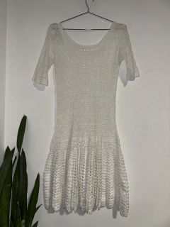 Vestido de crochê branco | Veste P/M