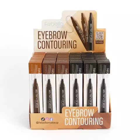 Delineador Para Sobrancelhas Eyebrown Contouring C/24 - Febella (CSL2013)