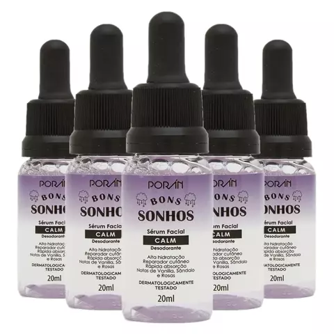 Kit Sérum Facial Calm Bons Sonhos C/6 - Poran (PR322)