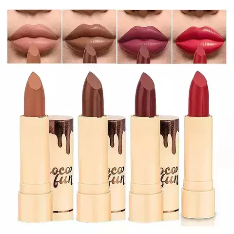 Kit Batom Soft Matte Choco Fun C/4 - Fenzza (FZ20098) - comprar online