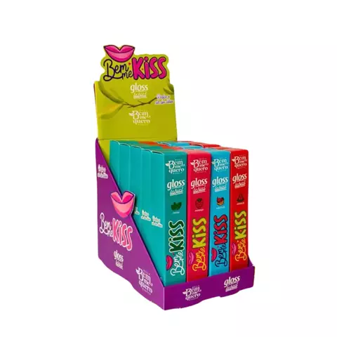 Gloss Labial Bem Me Kiss C/24 - Bella Bem Me Quero - comprar online