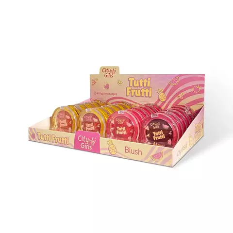 Blush Compacto Tutti Frutti C/24 - City Girls (CG408) - comprar online