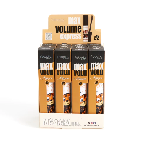 Máscara para Cílios Cute Tiger Preto C/12 - Febella (MA30443) - comprar online