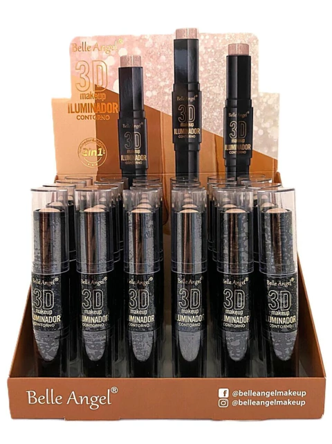 Iluminador e Contorno 3D C/24 - Belle Angel (RB012) - comprar online
