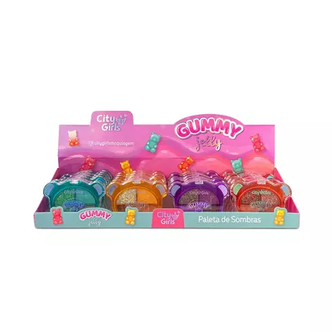 Quarteto De Sombras Gummy Jelly C/24 - City Girls (CG404)