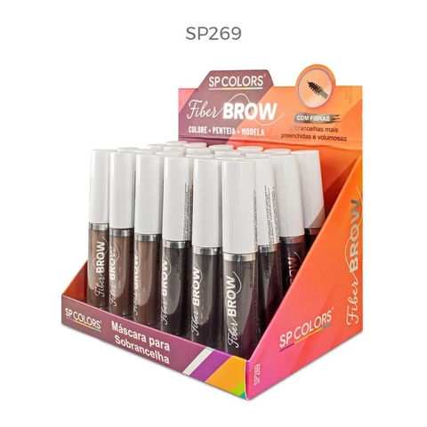 Máscara para Sobrancelha Fiber Brow C/24 SP Colors (SP269)