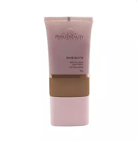Base Matte Alta Cobertura Cor 06 C/06 - Phallebeauty (PH0591)