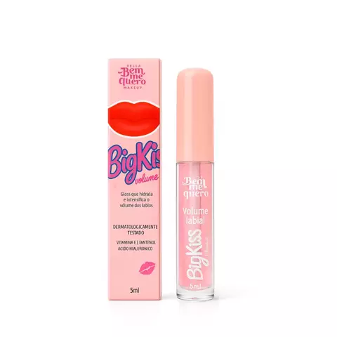 Kit Gloss Labial Big Kiss Rosa C/6 - Bella Bem Me Quero - comprar online