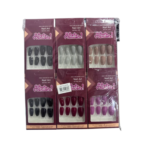 Unhas Postiças C/12 - Bela Manuela (QBM751) - comprar online