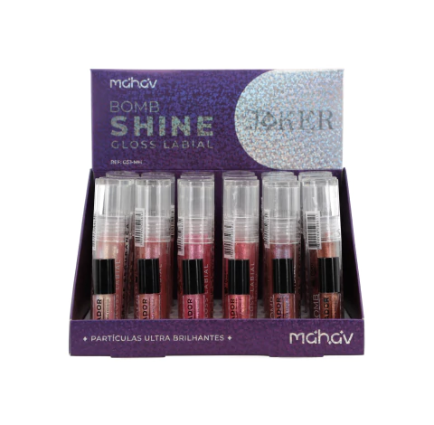 Gloss Labial Bomb Shine C/24 - Mahav (GSJ-MH) - comprar online