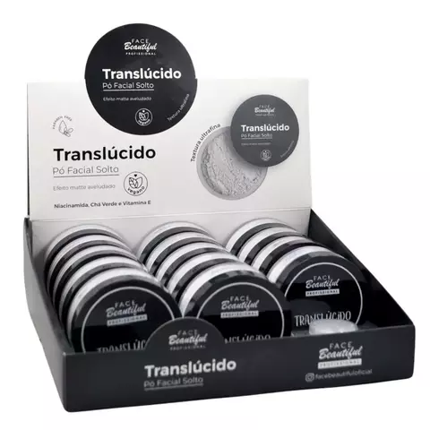 Pó Facial Solto Translucido Efeito Matte Aveludado C/14 - Face Beautiful (FB120) - comprar online
