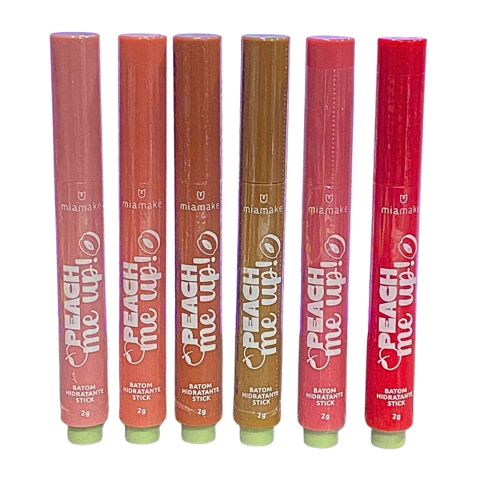 Kit Batom Hidratante Stick Peach Me Up C/6 - Mia Make (539) - comprar online