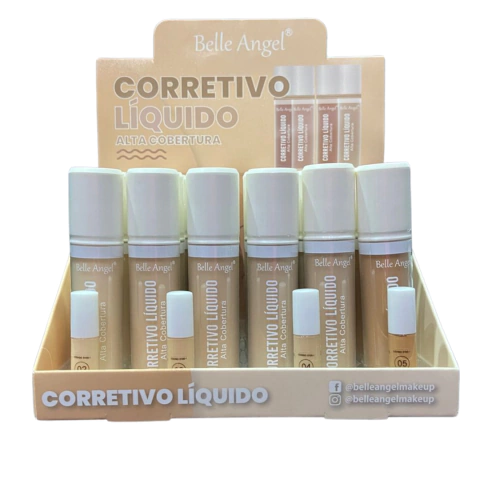 Corretivo Líquido Alta Cobertura C/24 - Belle Angel (B100-1)