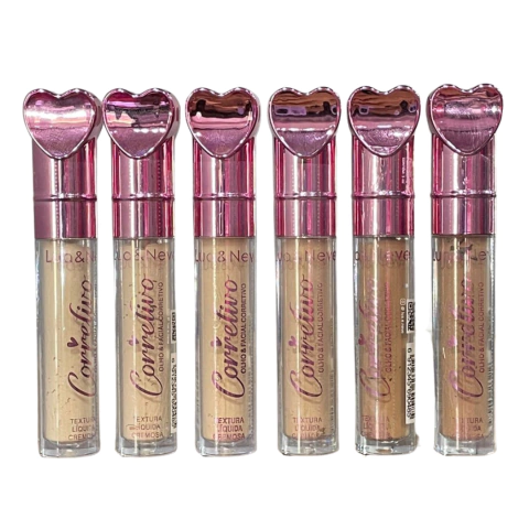 Kit Corretivo Líquido Cremoso C/6 - Lua e Neve (LN09048) - comprar online