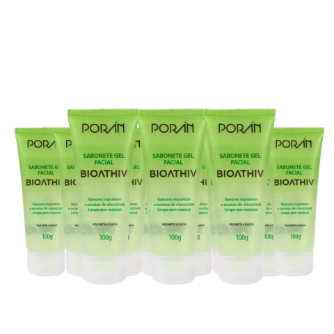 Kit Sabonete Gel Facial Bioathiv C/6 - Porán (PR114) - comprar online