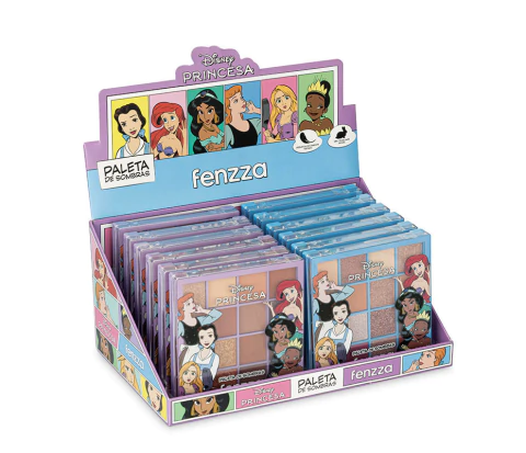 Paleta de Sombras Princesas C/12 - Fenzza (DIS119) - comprar online