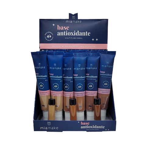 Base Antioxidante Multifuncional Cores Escuras C/24 - Mia Make (327) - comprar online