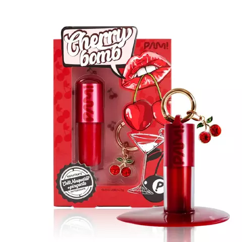 Gloss Labial Cherry Bomb C/01 - By Pam! (13025) - comprar online