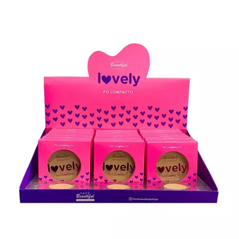Pó Compacto Facial Tons Claros Lovely C/18 - Face Beautiful (FB436) - comprar online