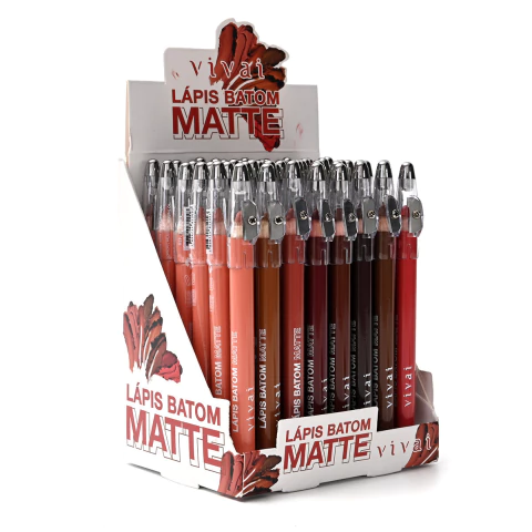 Lápis Batom Matte Do 01 ao 08 C/48 - Vivai (3118.1.1) - comprar online