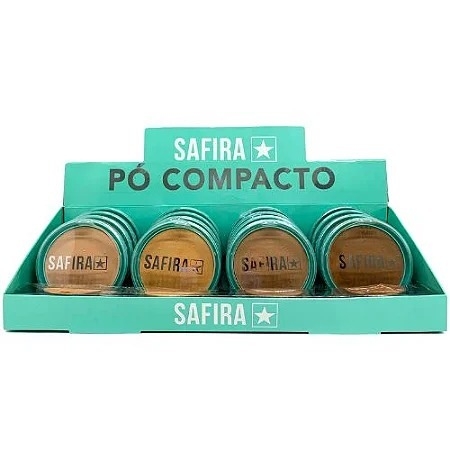 Pó Compacto Tons Escuros C/16 - Safira