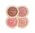 Kit Blush Compacto Choco Fun Do 01 Ao 04 C/4 - Fenzza (FZ41001)