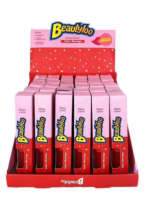 Gloss Labial Beautyloo Morango C/36 - Face Beautiful (FB463) - comprar online