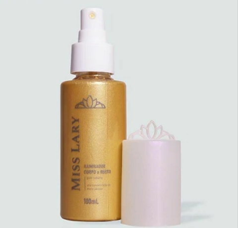 Kit Iluminador Corpo e Rosto Glow Radiante Raio de Sol C/6 - Miss Lary (VB-111) - comprar online