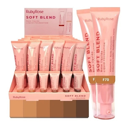Base Líquida Soft Blend do F70 ao F120 C/36 - Ruby Rose (HB-M301-G2)