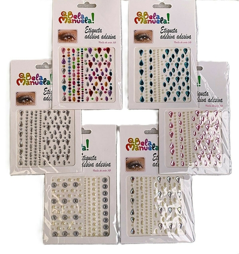 Adesivo Joia Strass C/12 - Bela Manuela (QBM763)