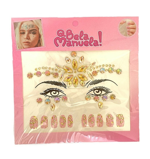 Adesivo Jóia Strass C/12 - Bela Manuela (QBM781)