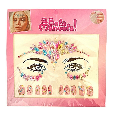 Adesivo Jóia Strass C/12 - Bela Manuela (QBM786)