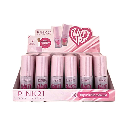 Lip Gloss Fluffy Lips C/24 - Pink 21 (CS4525) - comprar online
