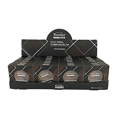Duo Para Sobrancelha Efeito Natural C/24 - Face Beautiful (FB191)
