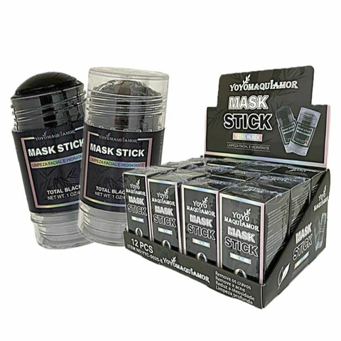Mask Stick Total Black C/12 - Yoyomaquiamor (YYC-0025-E) - comprar online