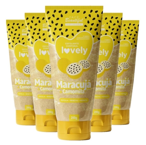 Kit Esfoliante Corporal em Bisnaga Maracujá + Rosa Camomila C/6 - Face Beautiful (FB441) - comprar online