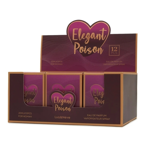 Perfume Elegant Poison (Dupe Dior Poison Extrait) C/12 - Lua e Neve (LN15002C) - comprar online