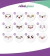 Pines Emoji Kawaii - tienda online