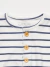 Romper Listrado com Botões Bebê Menino - Roupas de tricô infantil | Fiu Kids