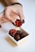 Frambuesas bañadas en mantequilla de maní y chocolate X24 y X30 - comprar online