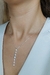 Cadena Corbatero con Cristales- Plata 925 - comprar online