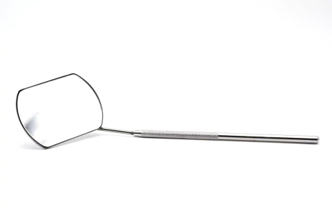 ESPEJO RECTANGULAR INOX 19 CM