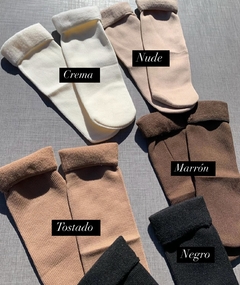 PANTY EFECTO PIEL + 3 PARES DE MEDIAS TERMICAS DE PELUCHE ! - LOVELY