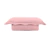 KIT COLCHA PLUME ROSA CRISTAL SOLTEIRO 2,40 X1,60M