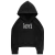 Blusa Moletom 1of1 Exclusivist Berillium Logo Preto