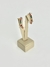 Ear cuff navetes coloridas - dourado
