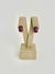 Argolinha click G cravejada - pink - comprar online
