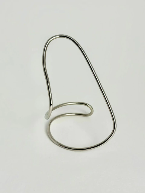 Hand palm - Pulseira de mão prata