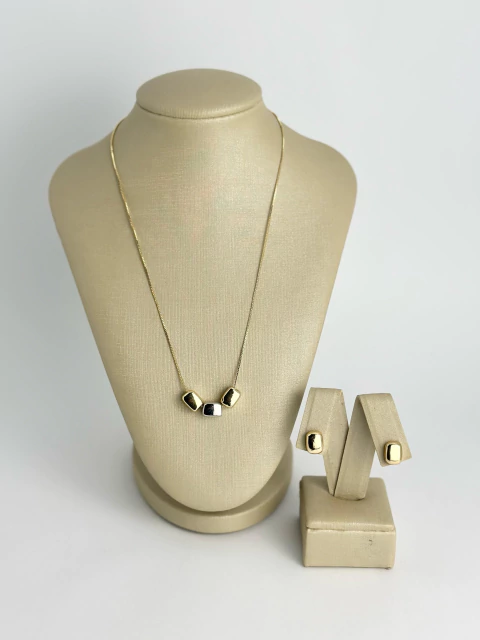 Conjunto baguete lisa - mix de banhos