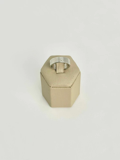 Anel inspiração cartier prata